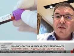 Проф. Костадин Ангелов, министър на здравеопазването, в интервю за "Тази неделя“, БТВ