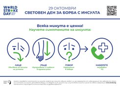 29 октомври – Световен ден за борба с инсулта